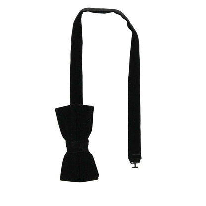 Black - Front - Twisted Tailor Velvet Formal Bow Tie