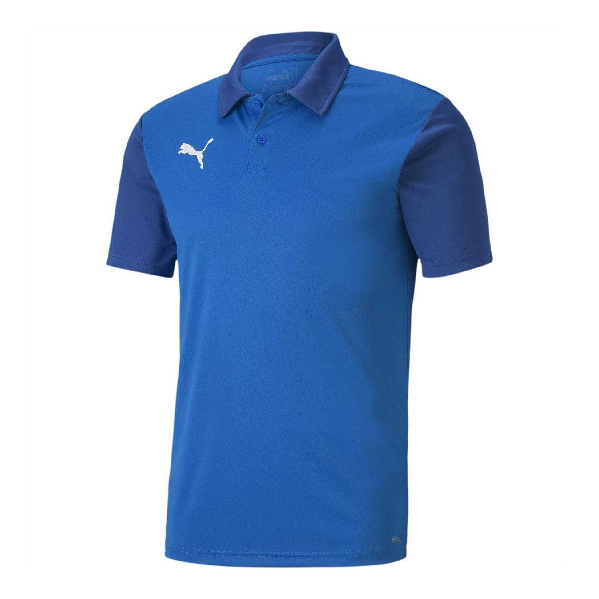 Blue - Front - Puma Mens TeamGoal 23 Sideline Polo Shirt