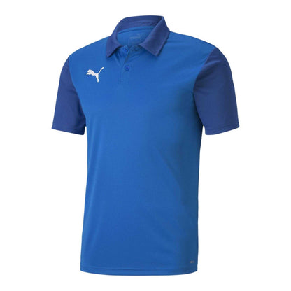 Blue - Front - Puma Mens TeamGoal 23 Sideline Polo Shirt