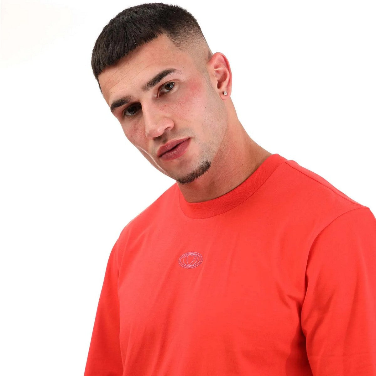 Red - Side - Adidas Mens Valentine`s Day T-Shirt