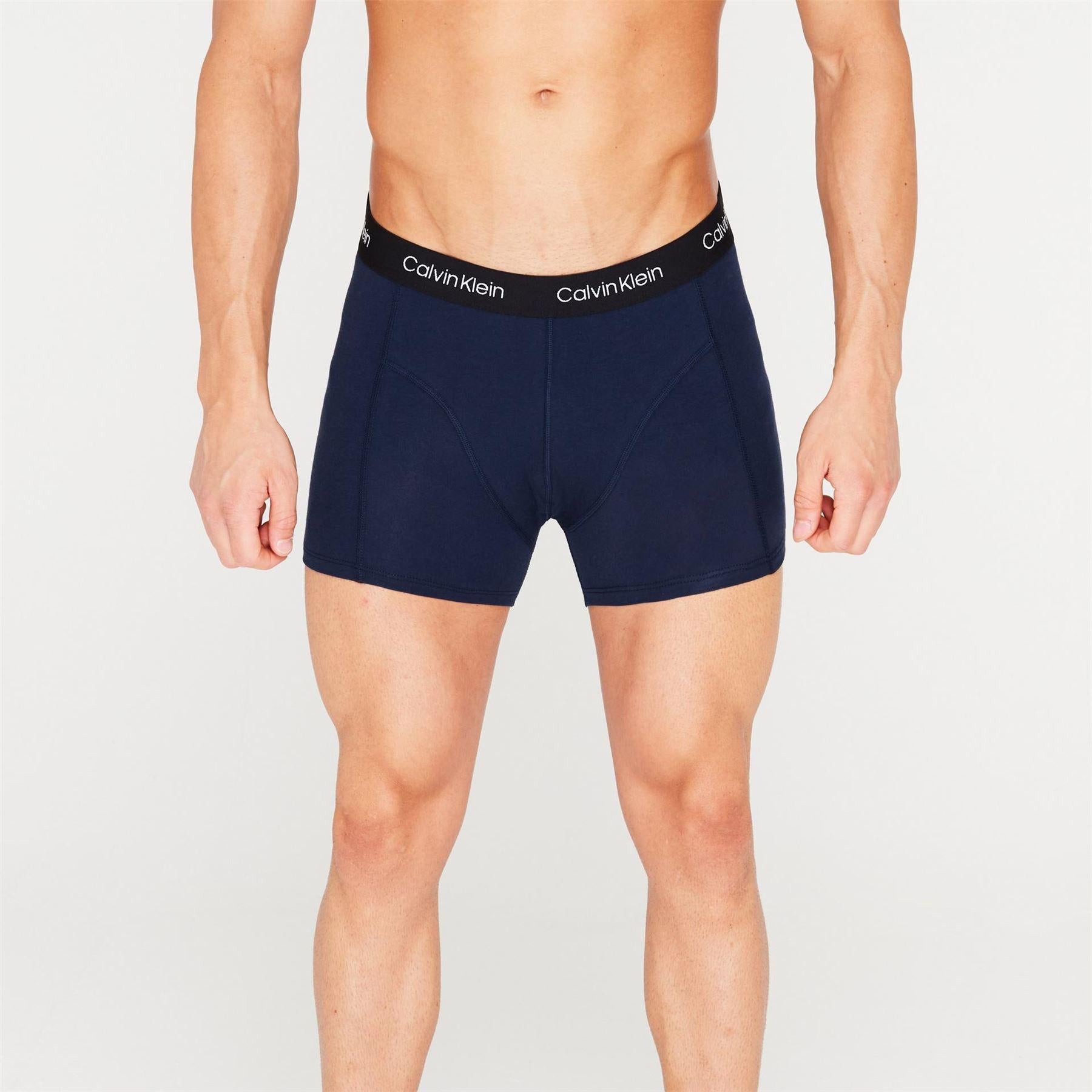 Navy - Back - Calvin Klein Mens Underwear (Pack of 2)