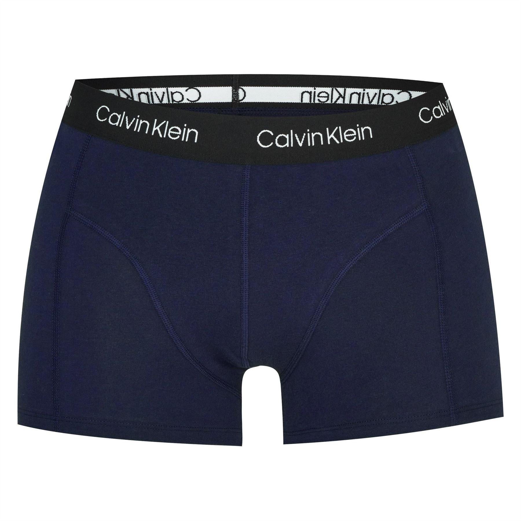 Navy - Lifestyle - Calvin Klein Mens Underwear (Pack of 2)