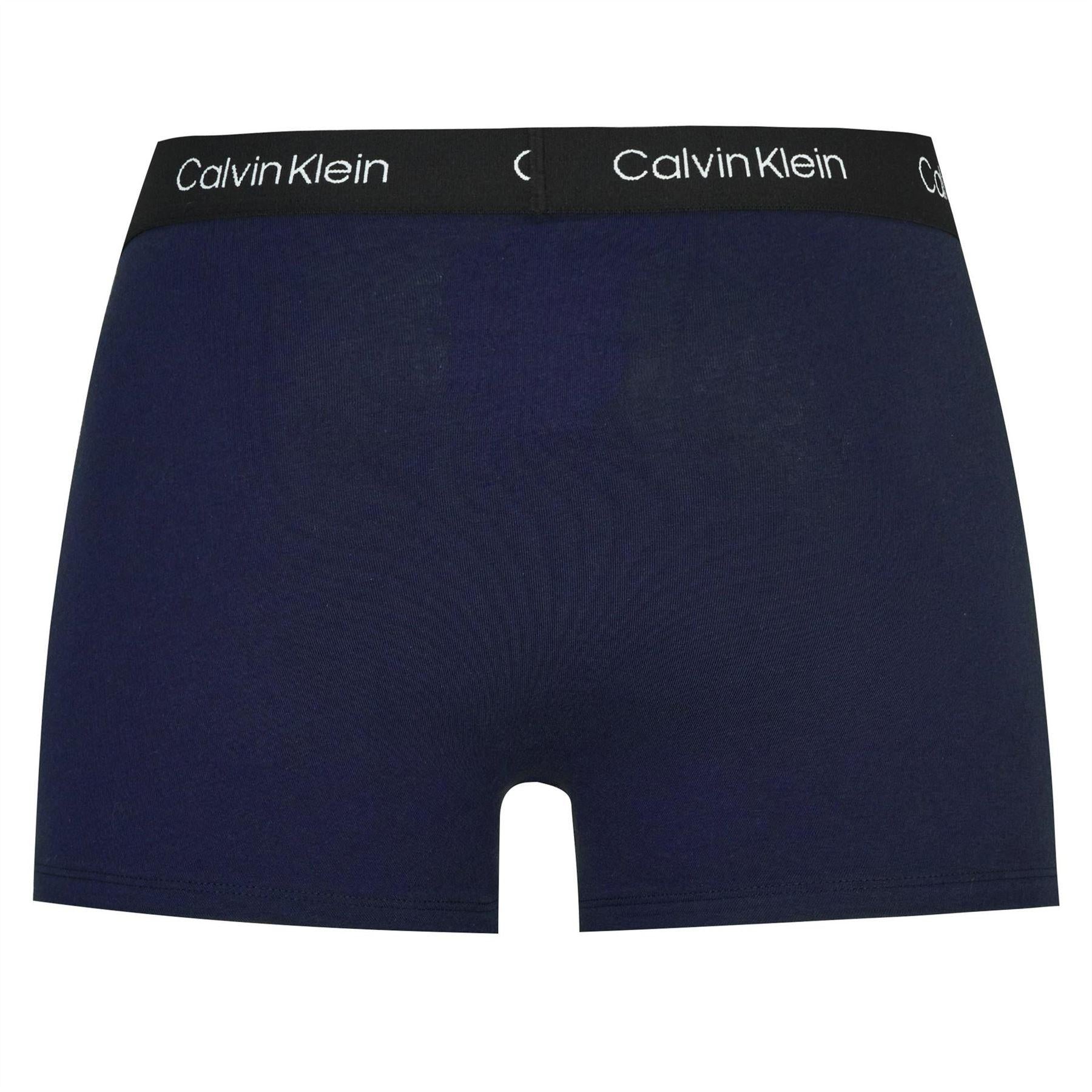 Navy - Pack Shot - Calvin Klein Mens Underwear (Pack of 2)