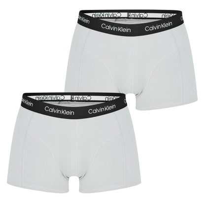 Grey - Front - Calvin Klein Mens Underwear (Pack of 2)