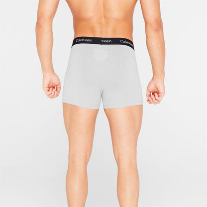 Grey - Side - Calvin Klein Mens Underwear (Pack of 2)