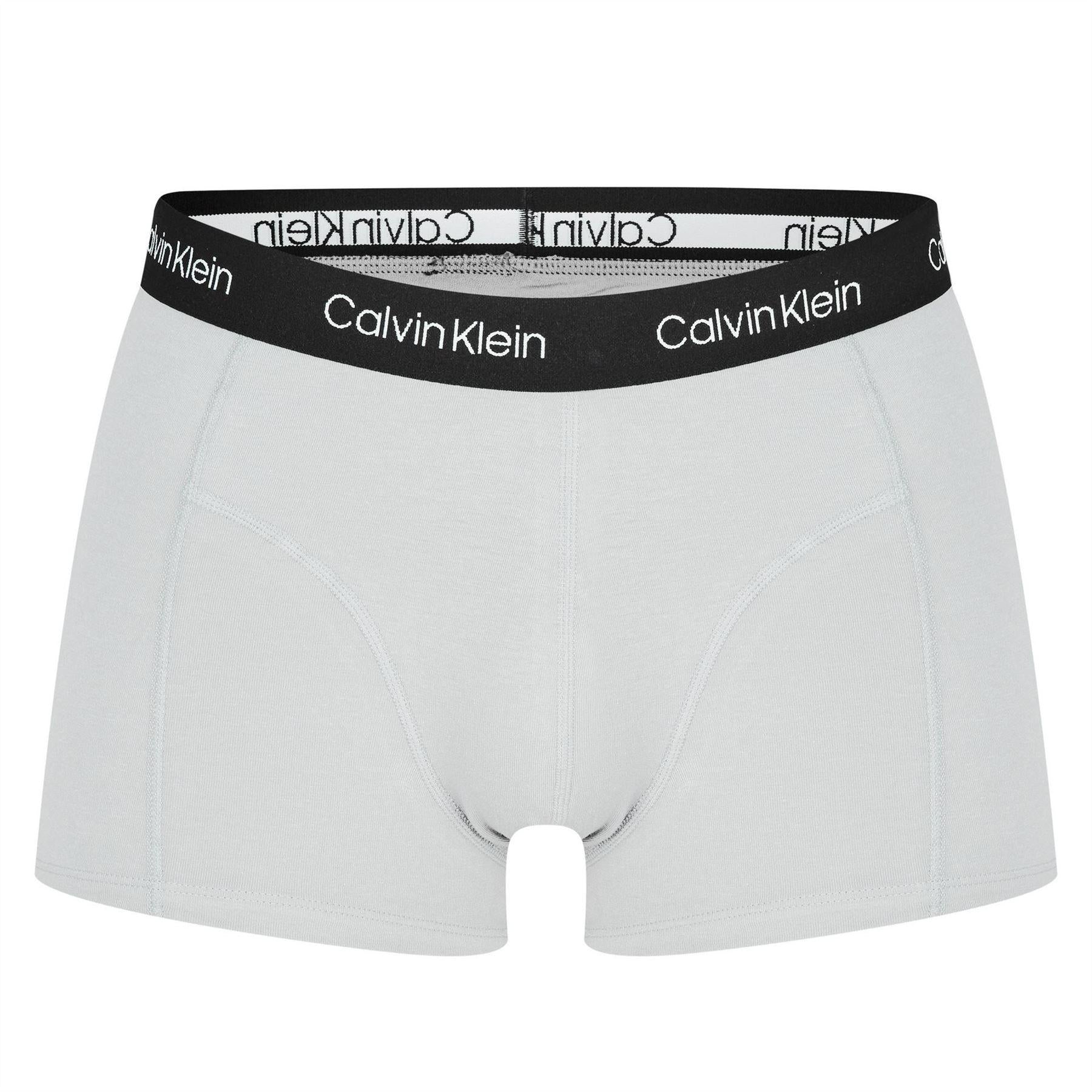 Grey - Lifestyle - Calvin Klein Mens Underwear (Pack of 2)