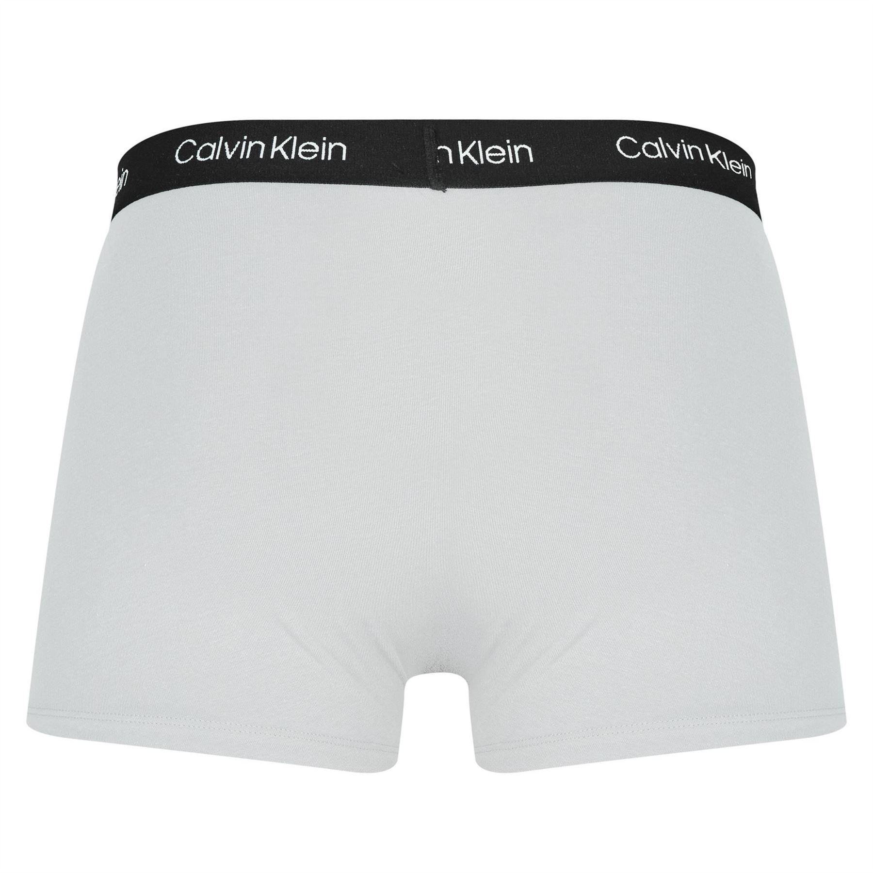 Grey - Pack Shot - Calvin Klein Mens Underwear (Pack of 2)