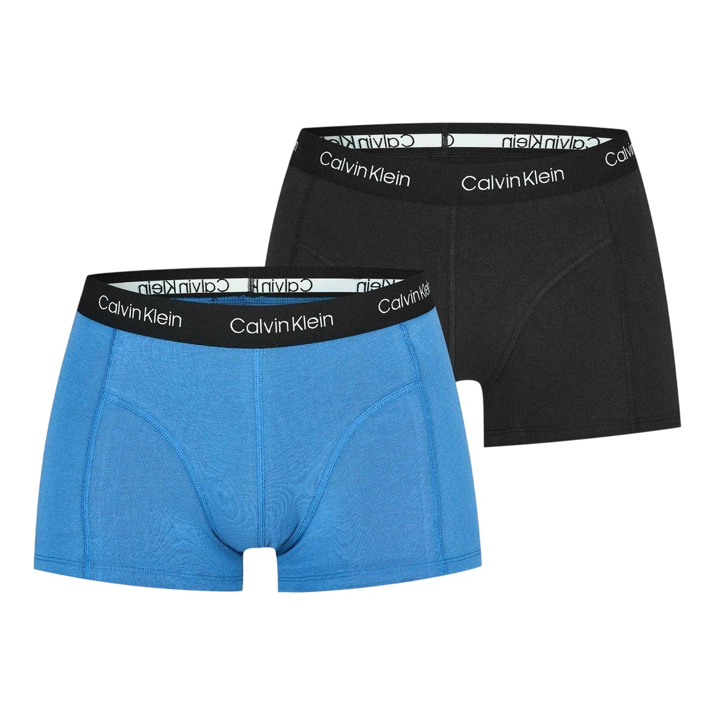 Black-Blue - Front - Calvin Klein Mens Underwear (Pack of 2)