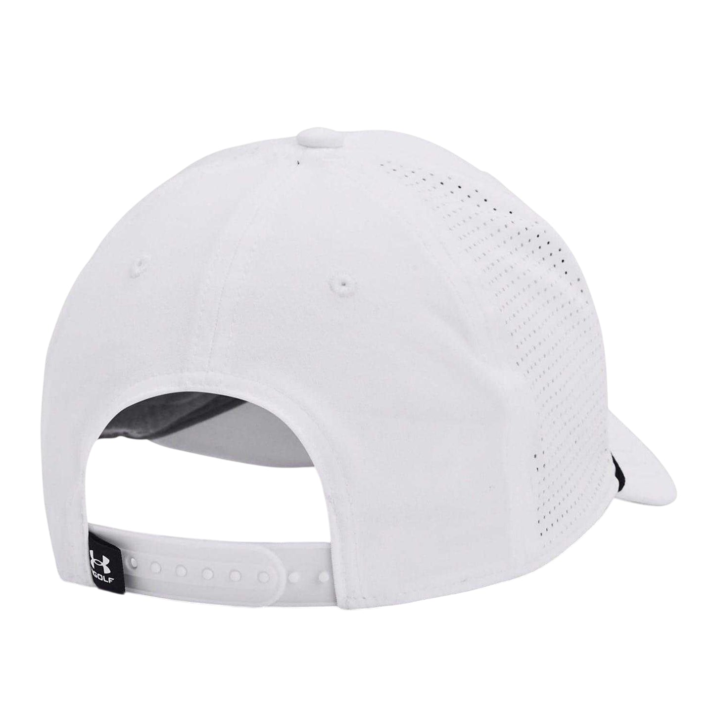 White - Back - Under Armour Mens Drive Rope Snapback Cap