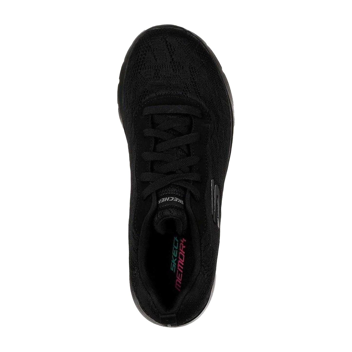 Black - Side - Skechers Womens-Ladies Dynamight 2.0 Trainers