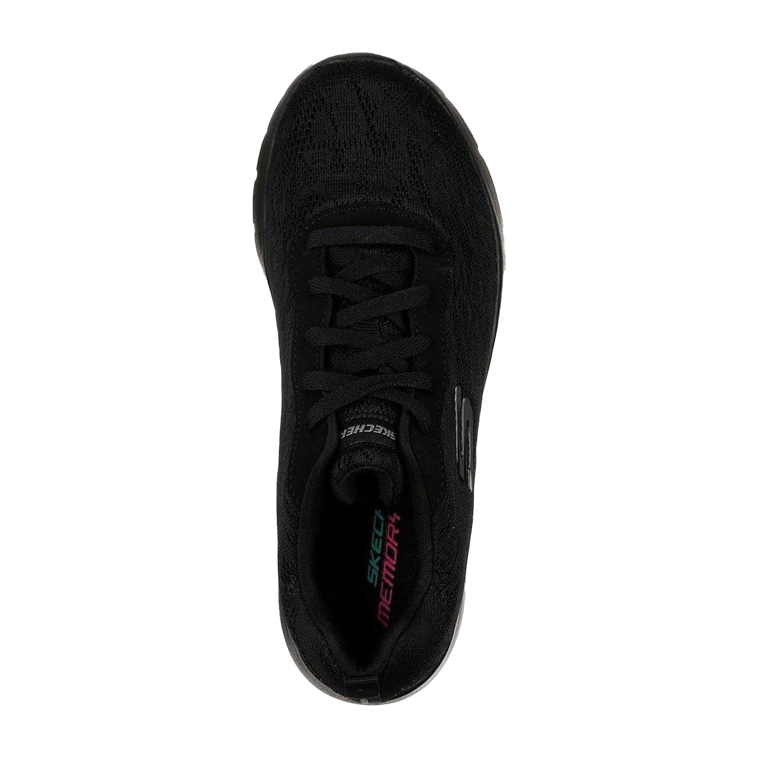 Black - Side - Skechers Womens-Ladies Dynamight 2.0 Trainers