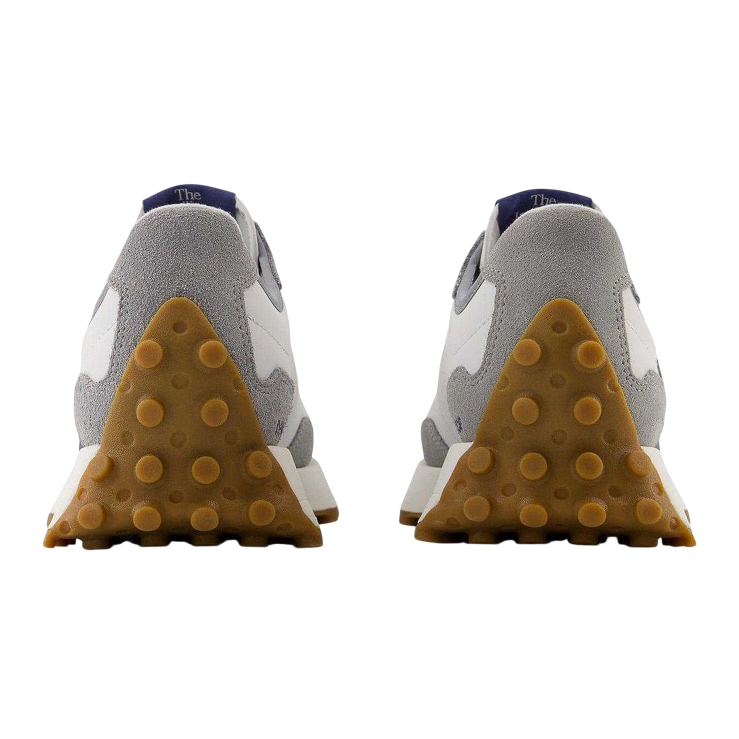 Slate - Back - New Balance Unisex Adult 327 N Suede Flat Trainers