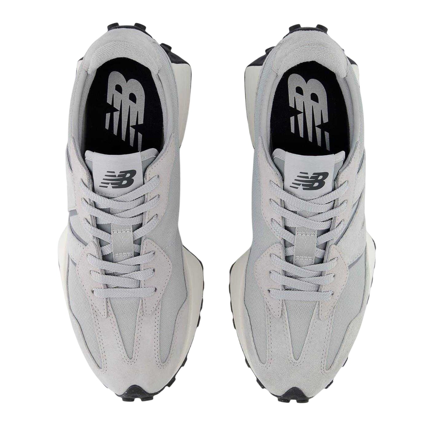Raincloud - Lifestyle - New Balance Womens-Ladies 327 Logo Suede Trainers