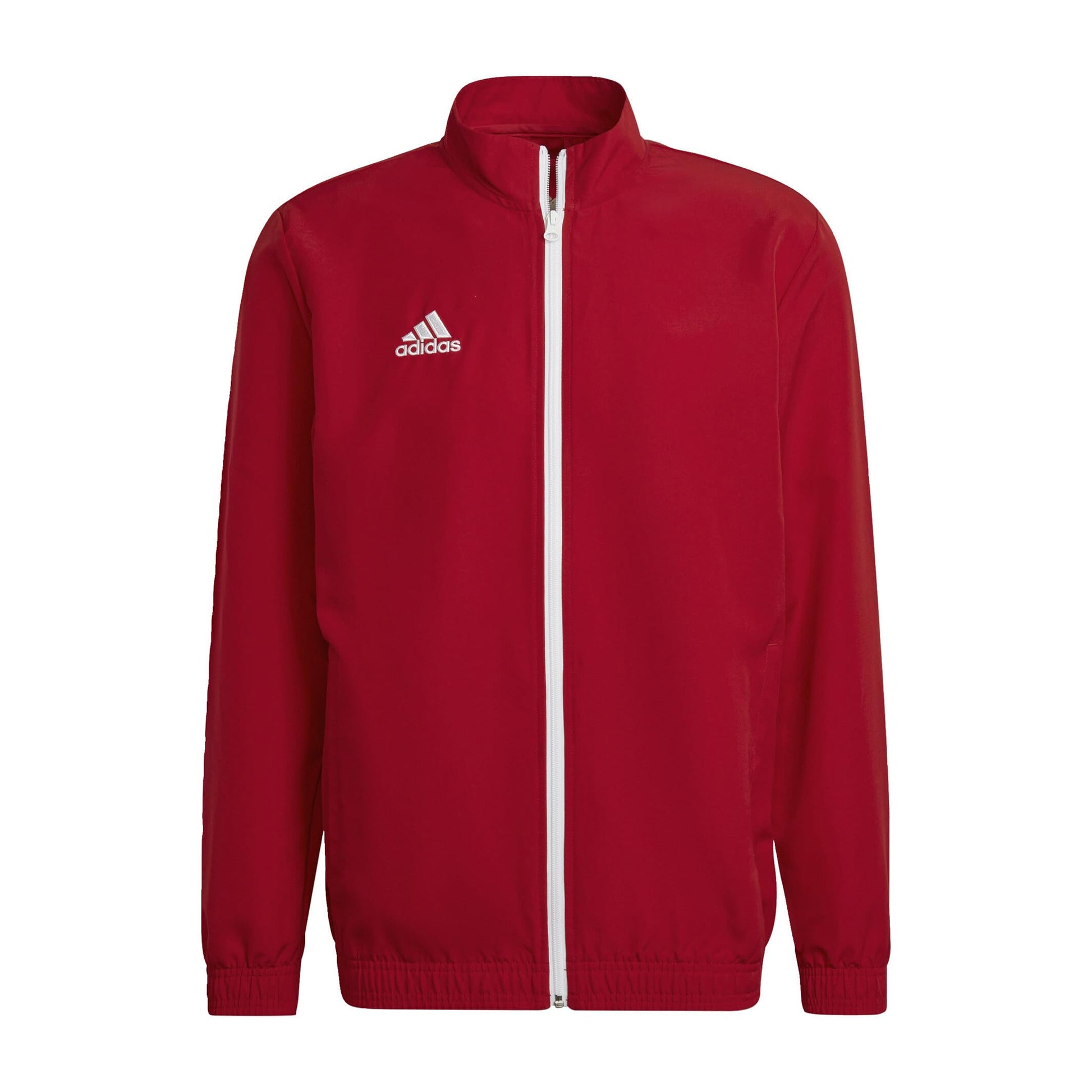 Team Power Red - Front - Adidas Mens Entrada 22 Track Jacket
