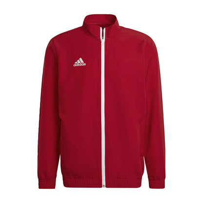 Team Power Red - Front - Adidas Mens Entrada 22 Track Jacket