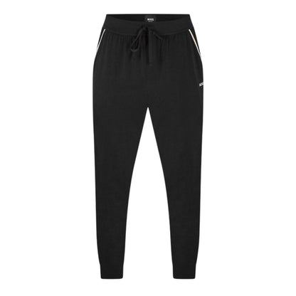 Black - Front - Boss Mens Unique Stripe Detail Joggers