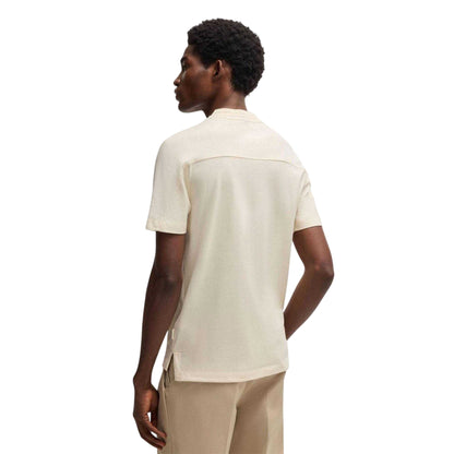 White - Back - Boss Mens Thompson Regular T-Shirt