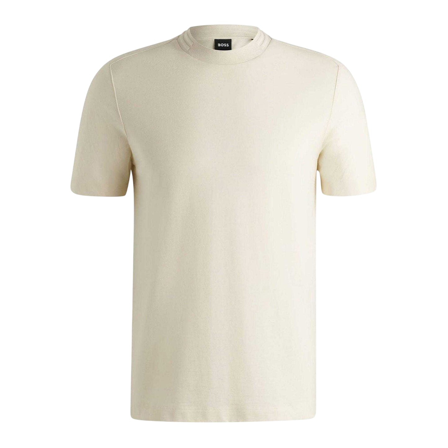 White - Front - Boss Mens Thompson Regular T-Shirt