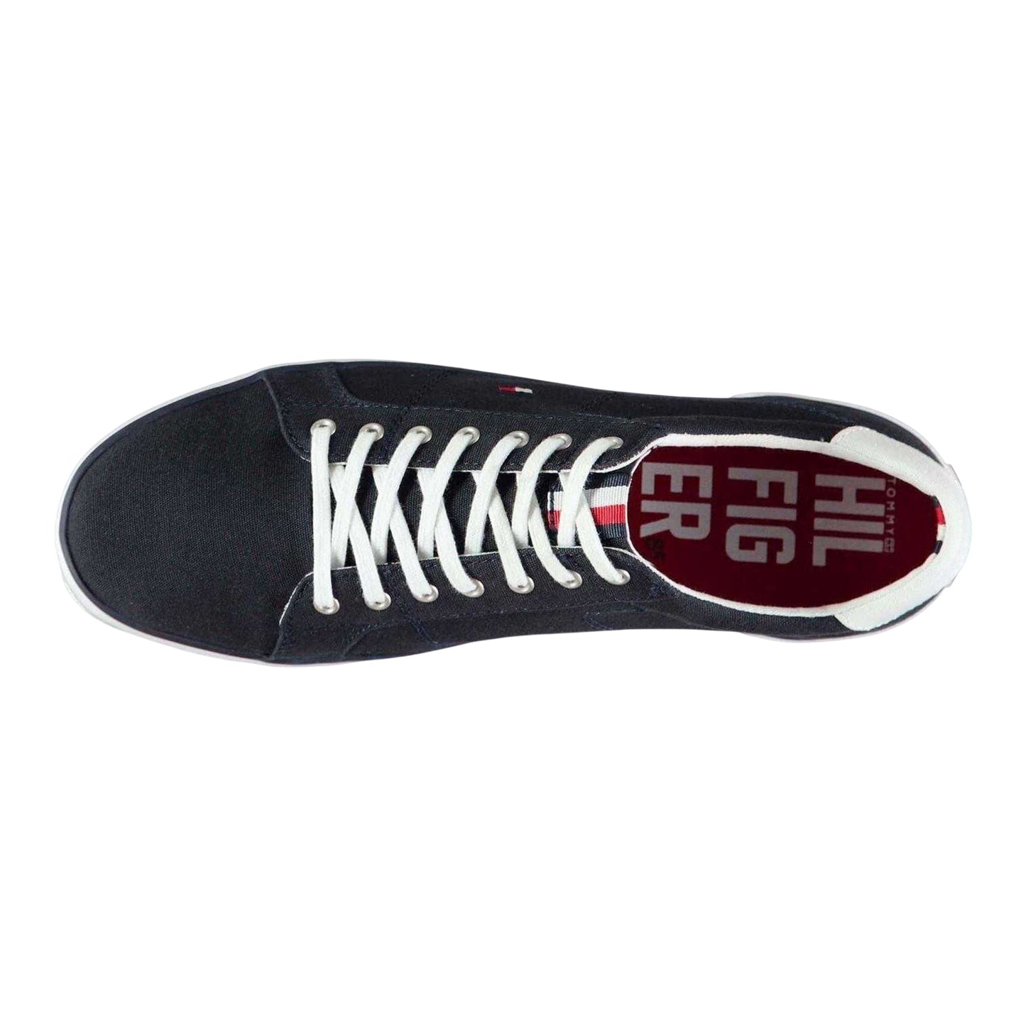 Midnight - Back - Tommy Hilfiger Mens Harlow 1D Flag Logo Trainers