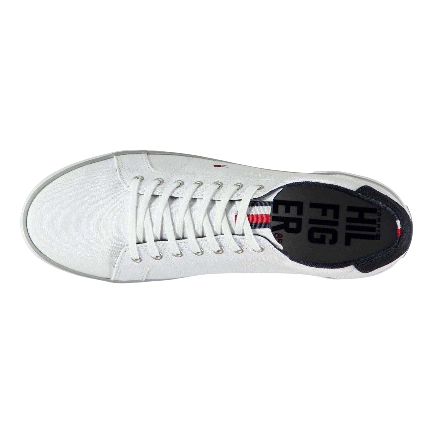 White - Back - Tommy Hilfiger Mens Harlow 1D Flag Logo Trainers