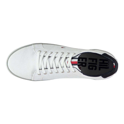 White - Back - Tommy Hilfiger Mens Harlow 1D Flag Logo Trainers