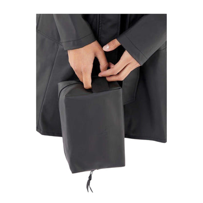 Black - Side - Rains Waterproof Wash Bag