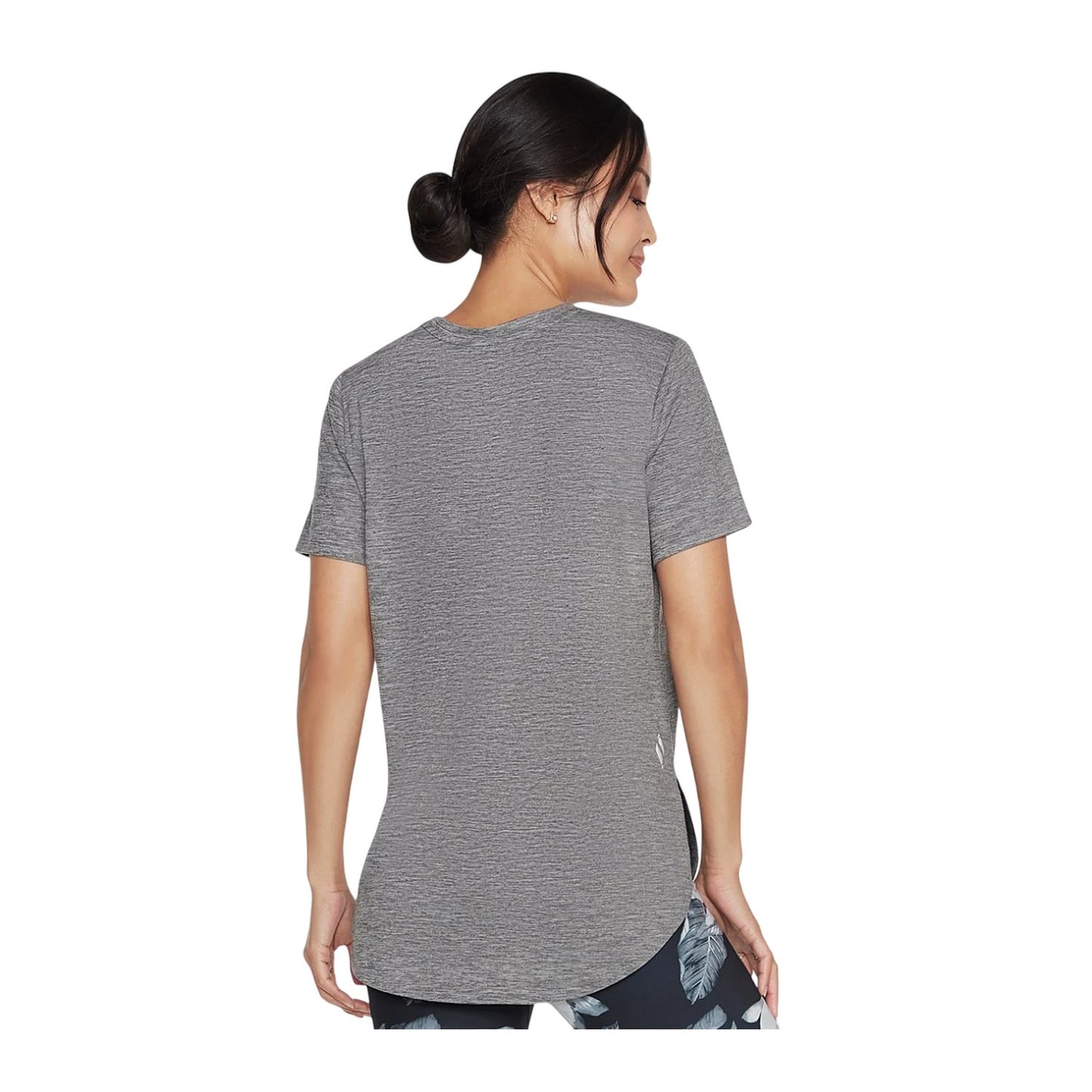 Charcoal - Back - Skechers Womens-Ladies Godri T-Shirt