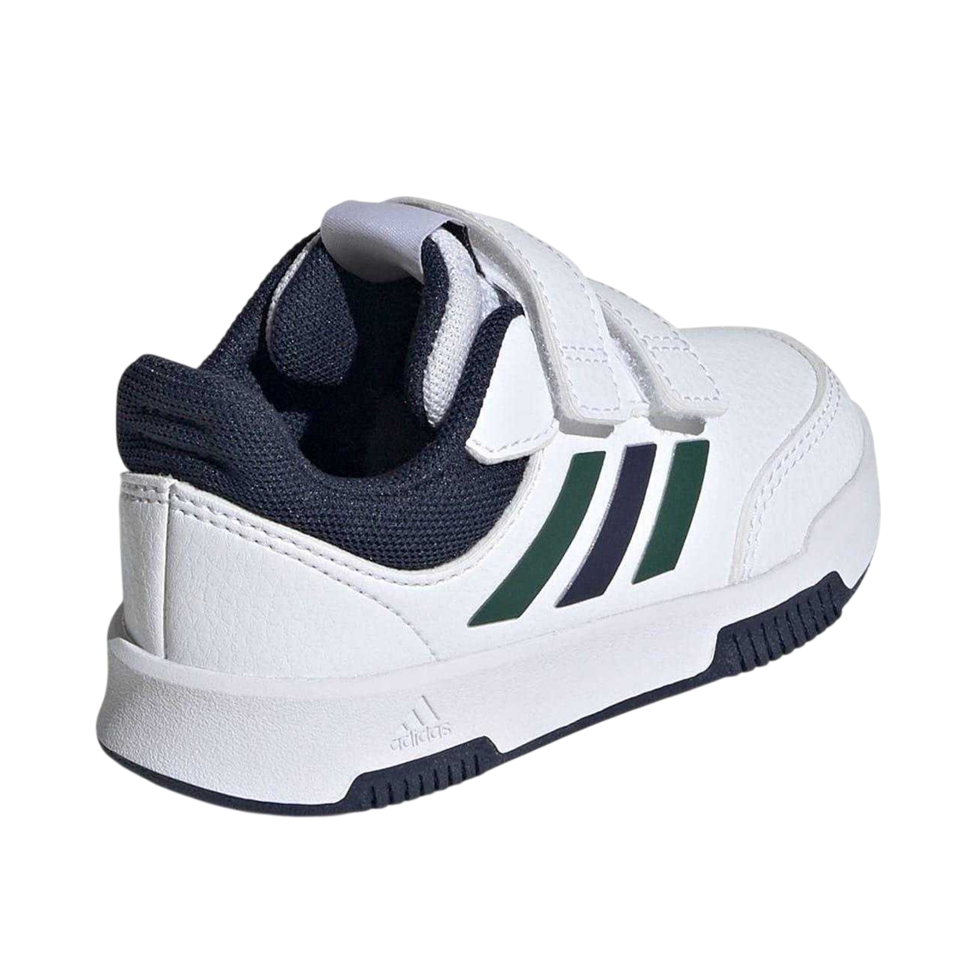 White-Navy - Back - Adidas Baby Boys Tensaur Flat Trainers