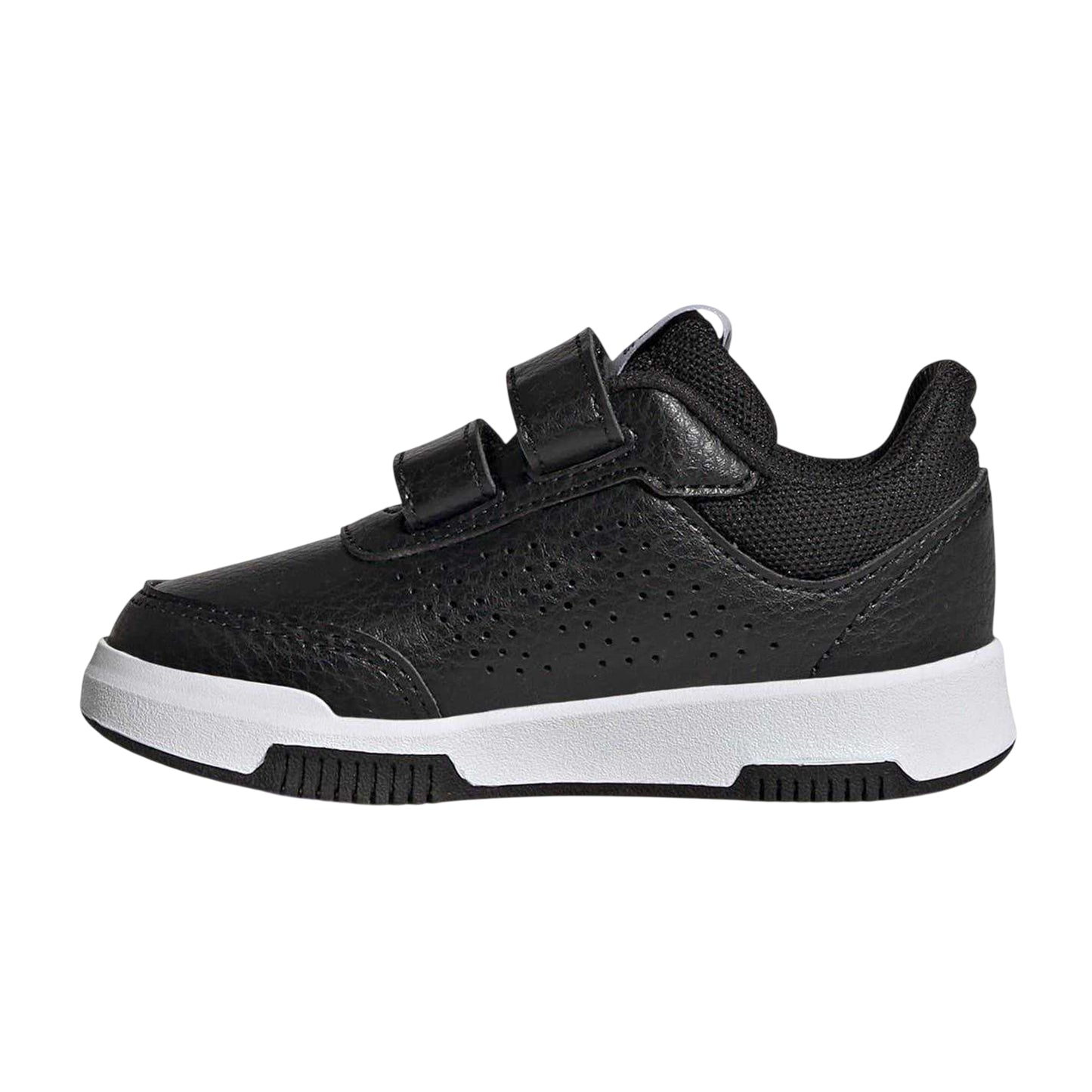 Black-White - Side - Adidas Baby Boys Tensaur Flat Trainers
