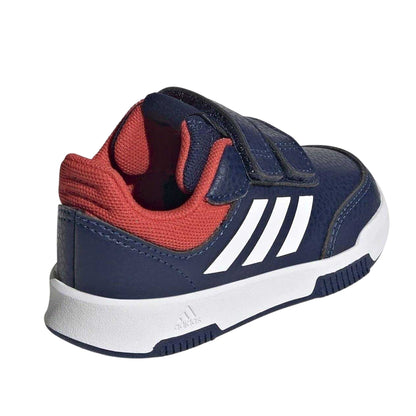 Navy-Red - Back - Adidas Baby Boys Tensaur Flat Trainers