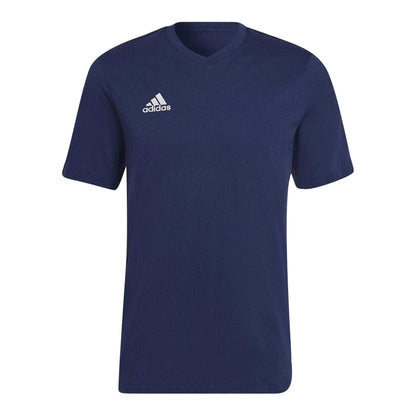 Navy - Front - Adidas Mens Entrada 22 T-Shirt