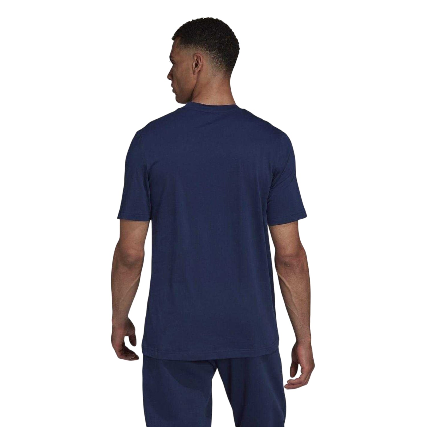 Navy - Back - Adidas Mens Entrada 22 T-Shirt