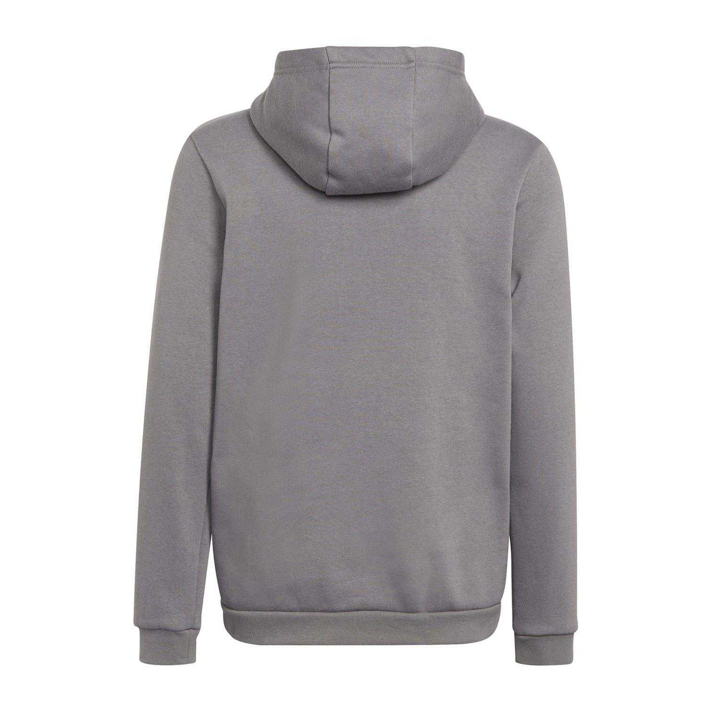 Grey - Back - Adidas Childrens-Kids Entrada 22 Hoodie