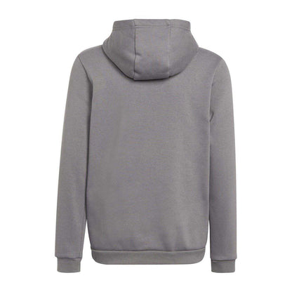 Grey - Back - Adidas Childrens-Kids Entrada 22 Hoodie