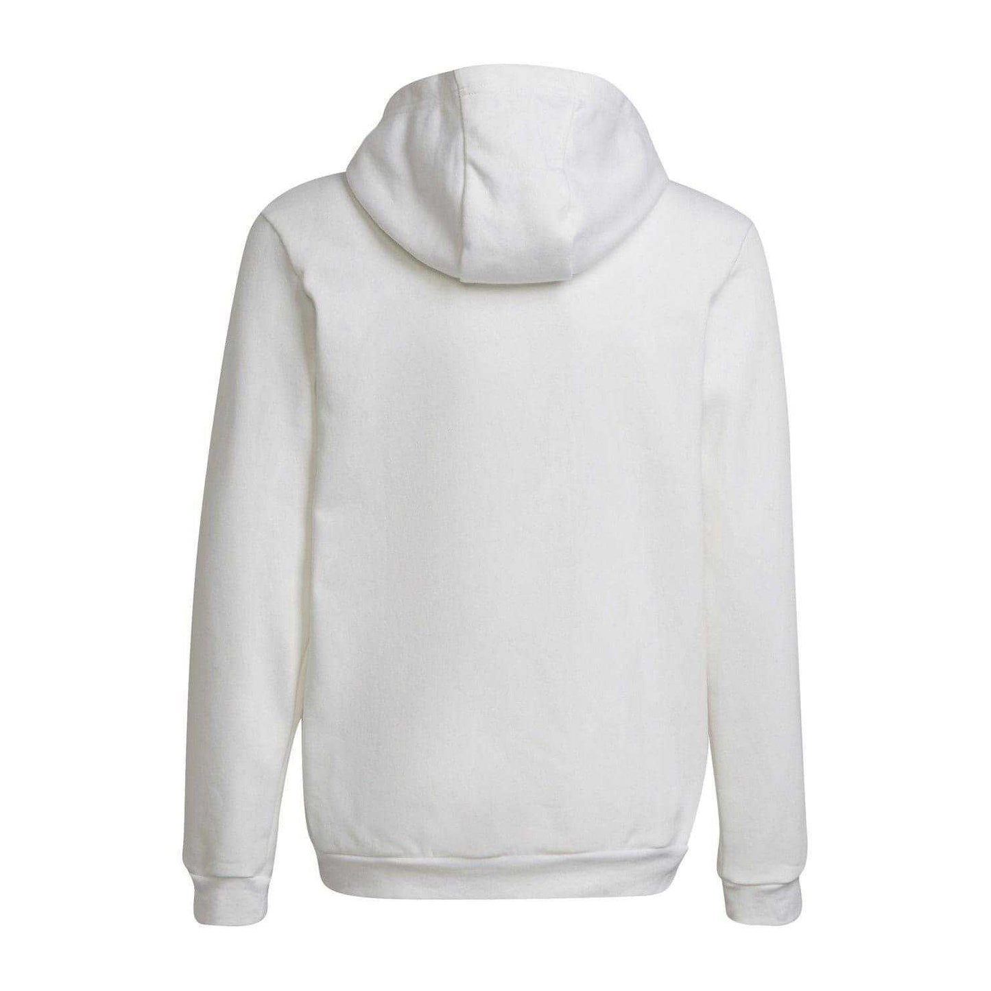 White-Black - Back - Adidas Childrens-Kids Entrada 22 Hoodie