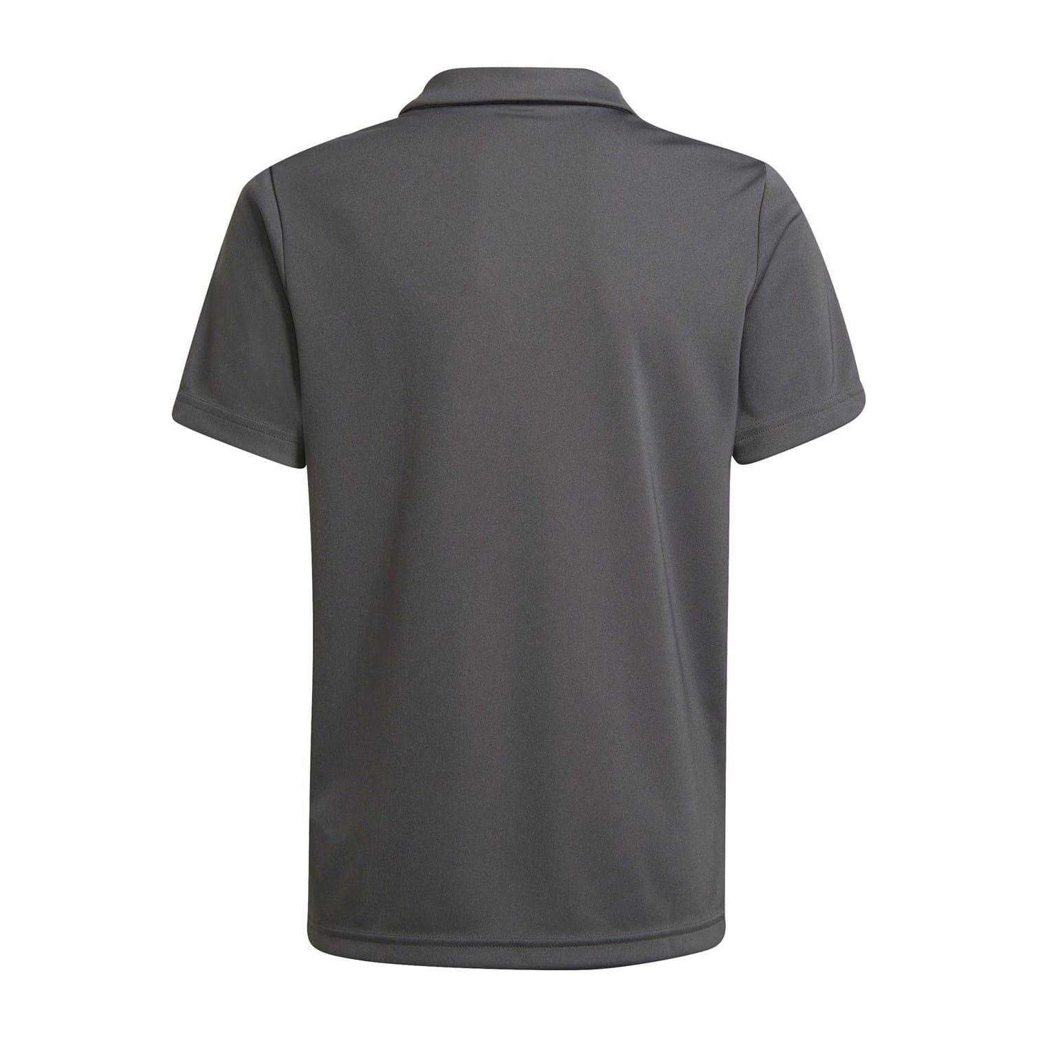 Grey - Back - Adidas Childrens-Kids Entrada 22 Polo Shirt