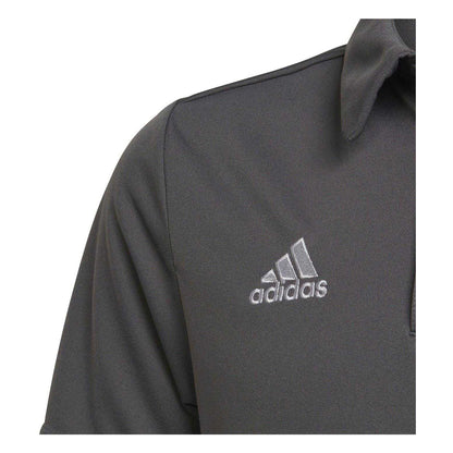 Grey - Side - Adidas Childrens-Kids Entrada 22 Polo Shirt