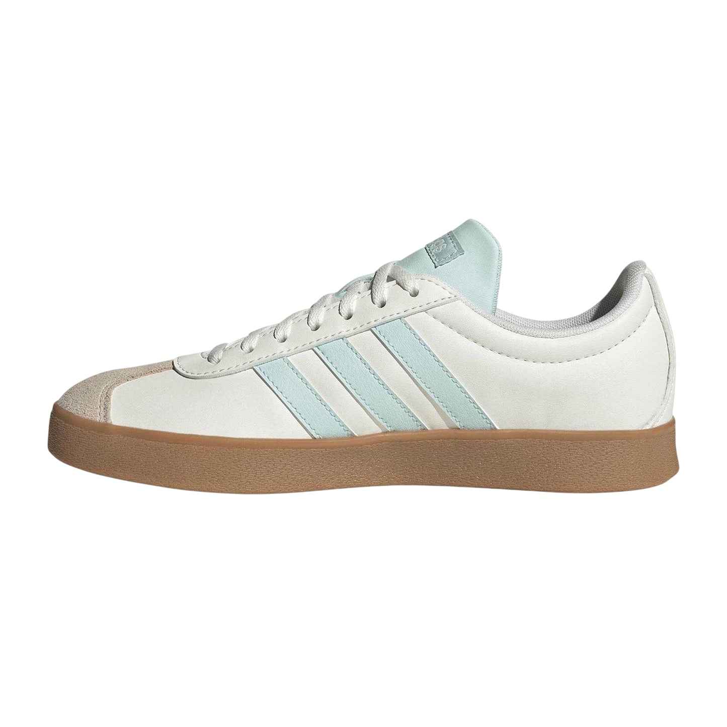 White - Side - Adidas Womens-Ladies 3 Stripes Synthetic Trainers
