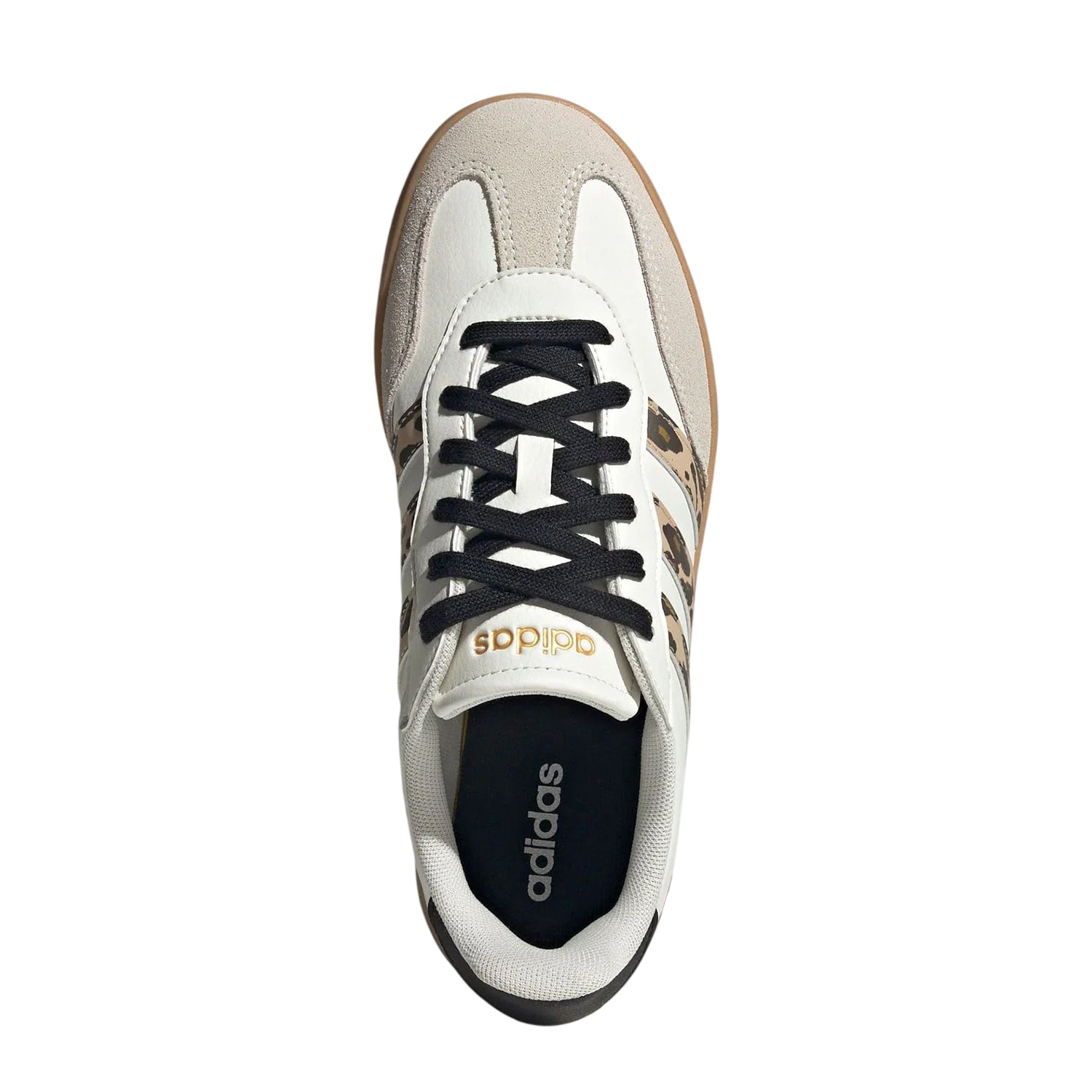 White-Leopard - Lifestyle - Adidas Womens-Ladies 3 Stripes Synthetic Trainers