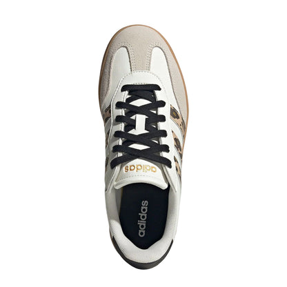 White-Leopard - Lifestyle - Adidas Womens-Ladies 3 Stripes Synthetic Trainers