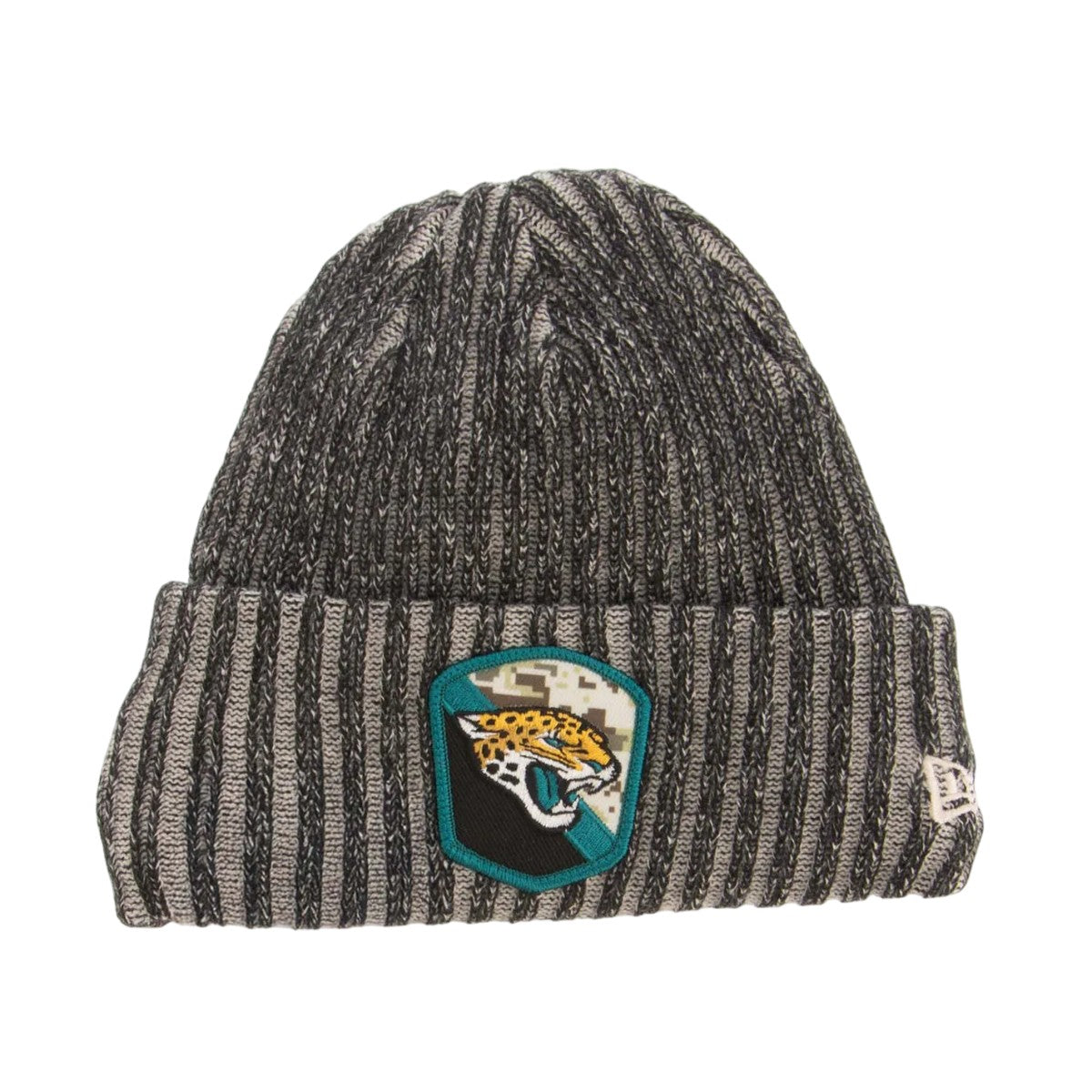 Black - Front - New Era Jacksonville Jaguars Knitted Beanie