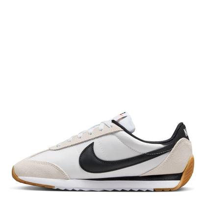 White-Black - Back - Nike Womens-Ladies Waffle Debut Suede Wedge Trainers