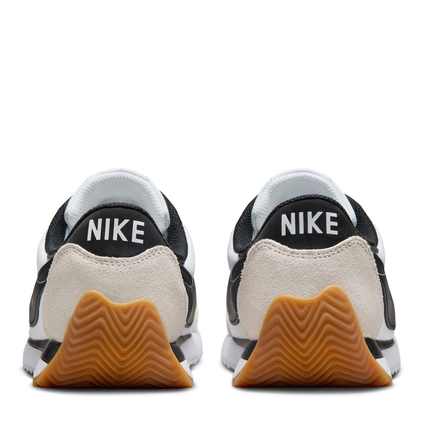 White-Black - Lifestyle - Nike Womens-Ladies Waffle Debut Suede Wedge Trainers