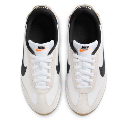 White-Black - Pack Shot - Nike Womens-Ladies Waffle Debut Suede Wedge Trainers