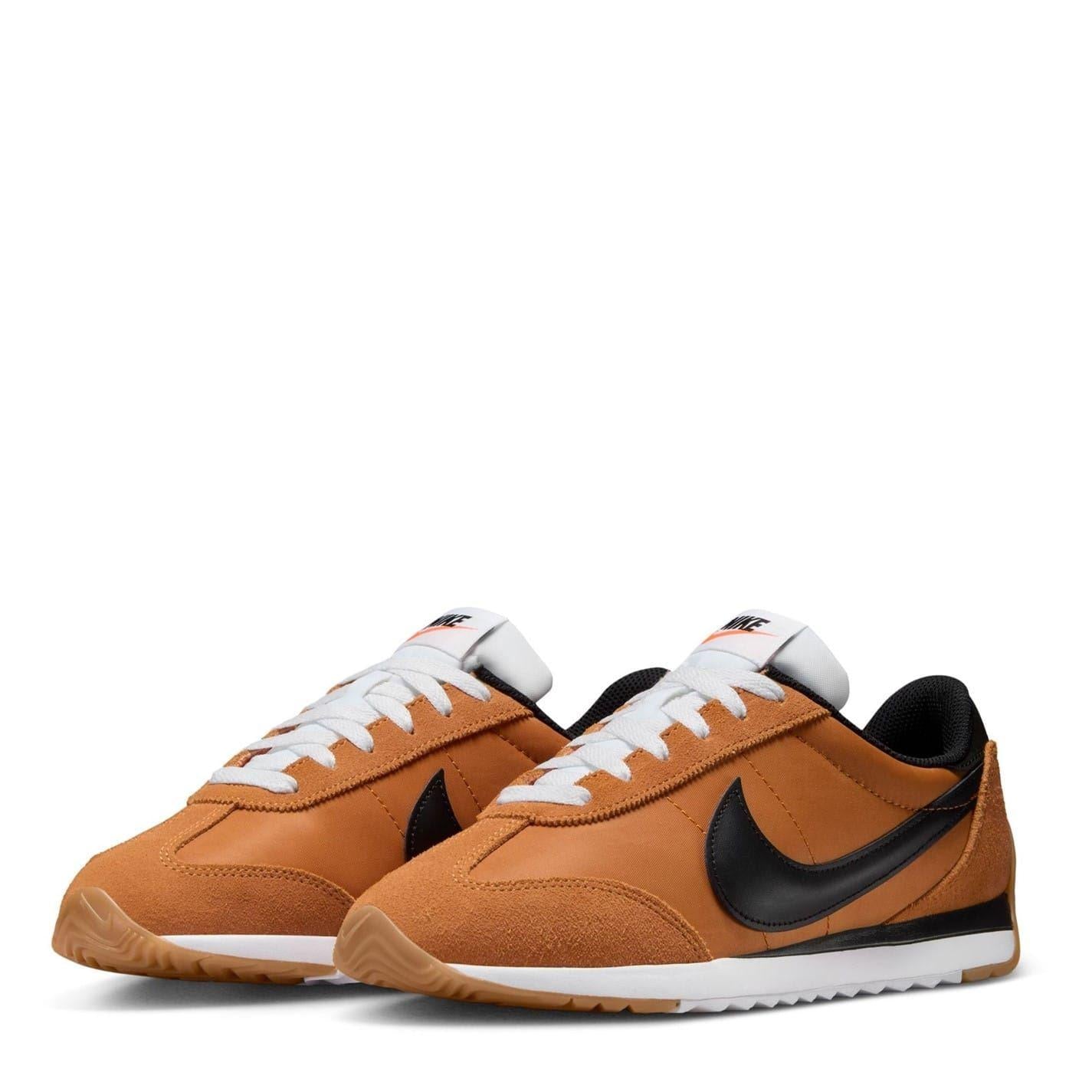 Monarch-Black-White - Side - Nike Womens-Ladies Waffle Debut Suede Wedge Trainers