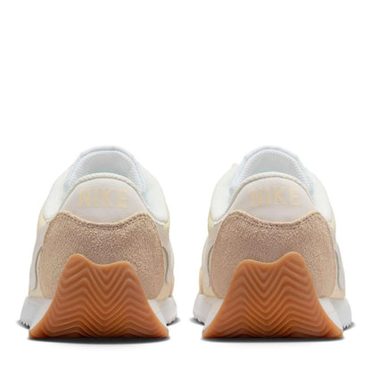 Off White-Gum - Lifestyle - Nike Womens-Ladies Waffle Debut Suede Wedge Trainers
