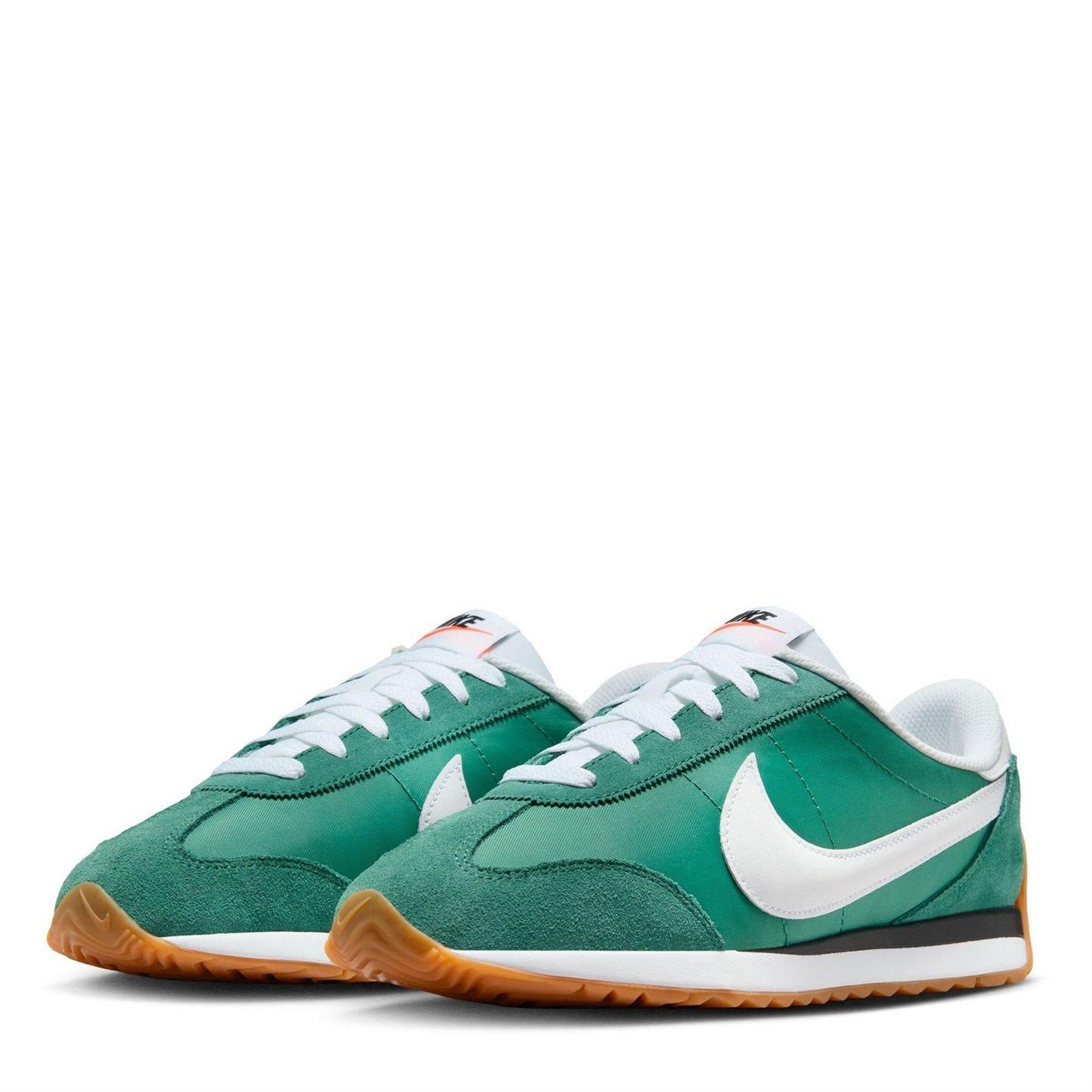 Evergreen - Side - Nike Womens-Ladies Waffle Debut Suede Wedge Trainers