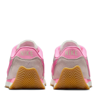 Red-Pink - Lifestyle - Nike Womens-Ladies Waffle Debut Suede Wedge Trainers