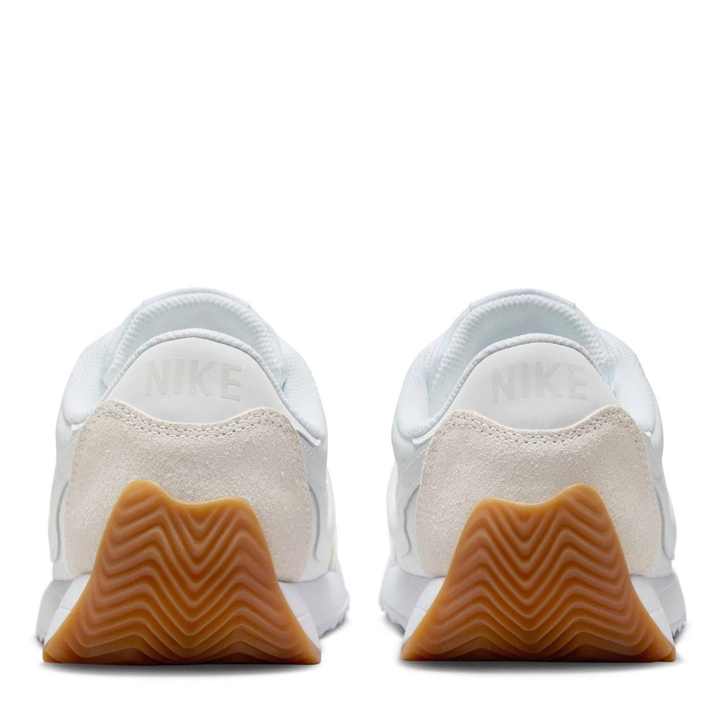 White-Gum - Front - Nike Womens-Ladies Waffle Debut Suede Wedge Trainers