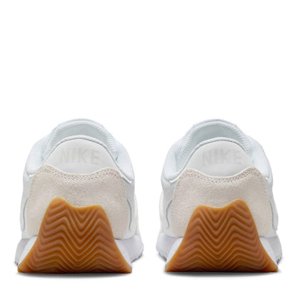 White-Gum - Front - Nike Womens-Ladies Waffle Debut Suede Wedge Trainers